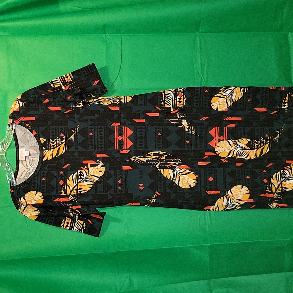Lularoe printed Julia dress size: S